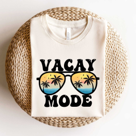 Vacation Shirt Vacay Mode Shirt Vacation Shirts for Women Funny Travel Shirt Vacay Mode Vacation Tees Traveler Gift Womens Travel Shirt