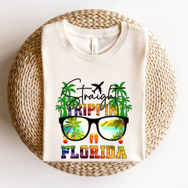 Straight Trippin' Florida Shirt Florida Shirt Florida state shirt Gift From Florida Sunshine State Shirt Florida lover shirt Florida Trip